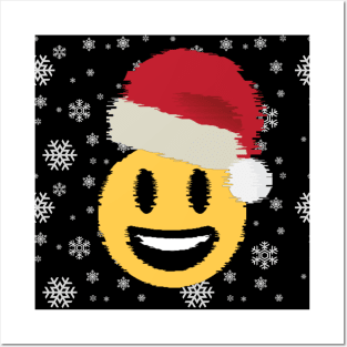 Santa Smiley Posters and Art